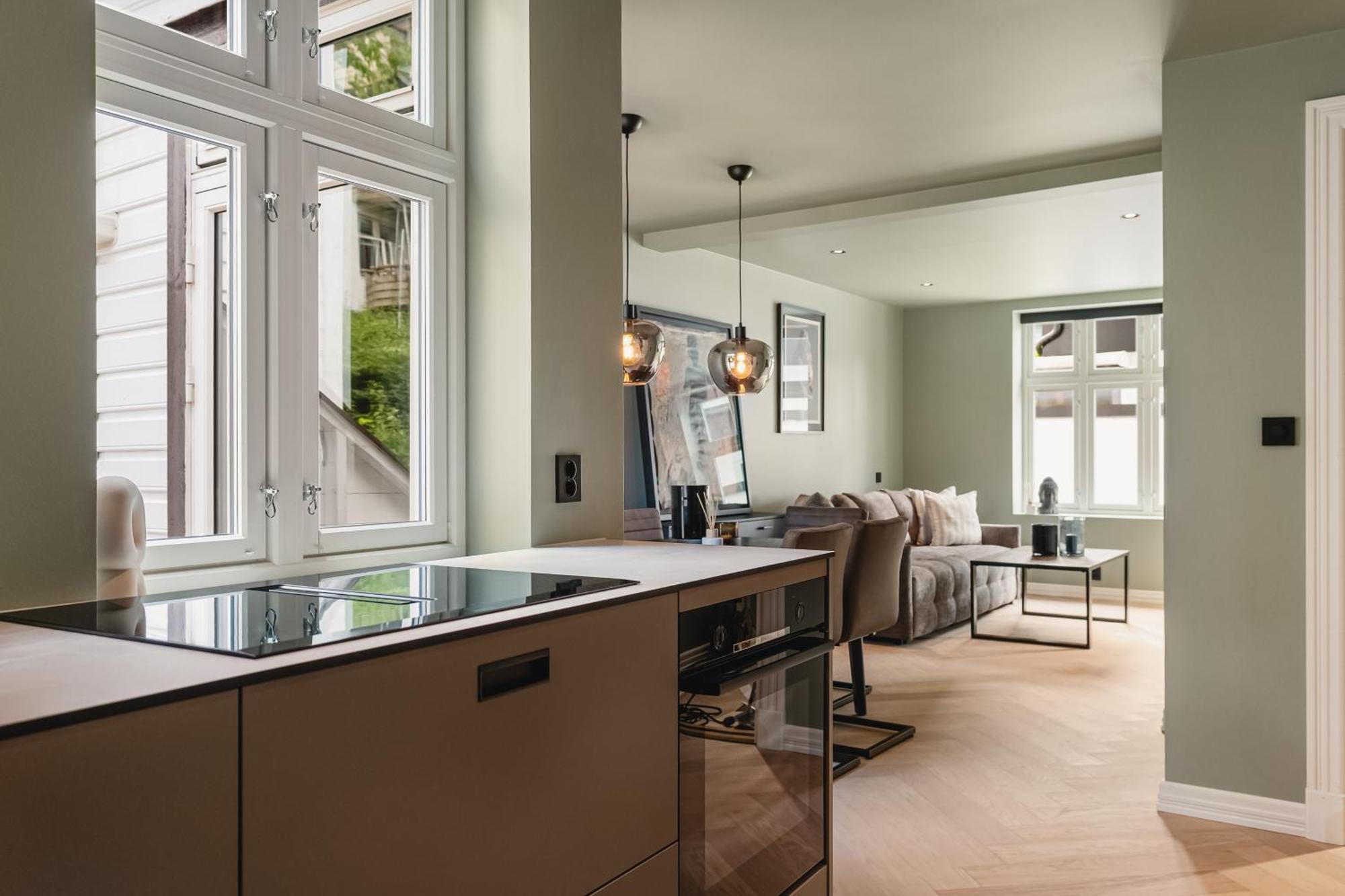 Bryggen // Floyen Living Apartment Берген Екстериор снимка