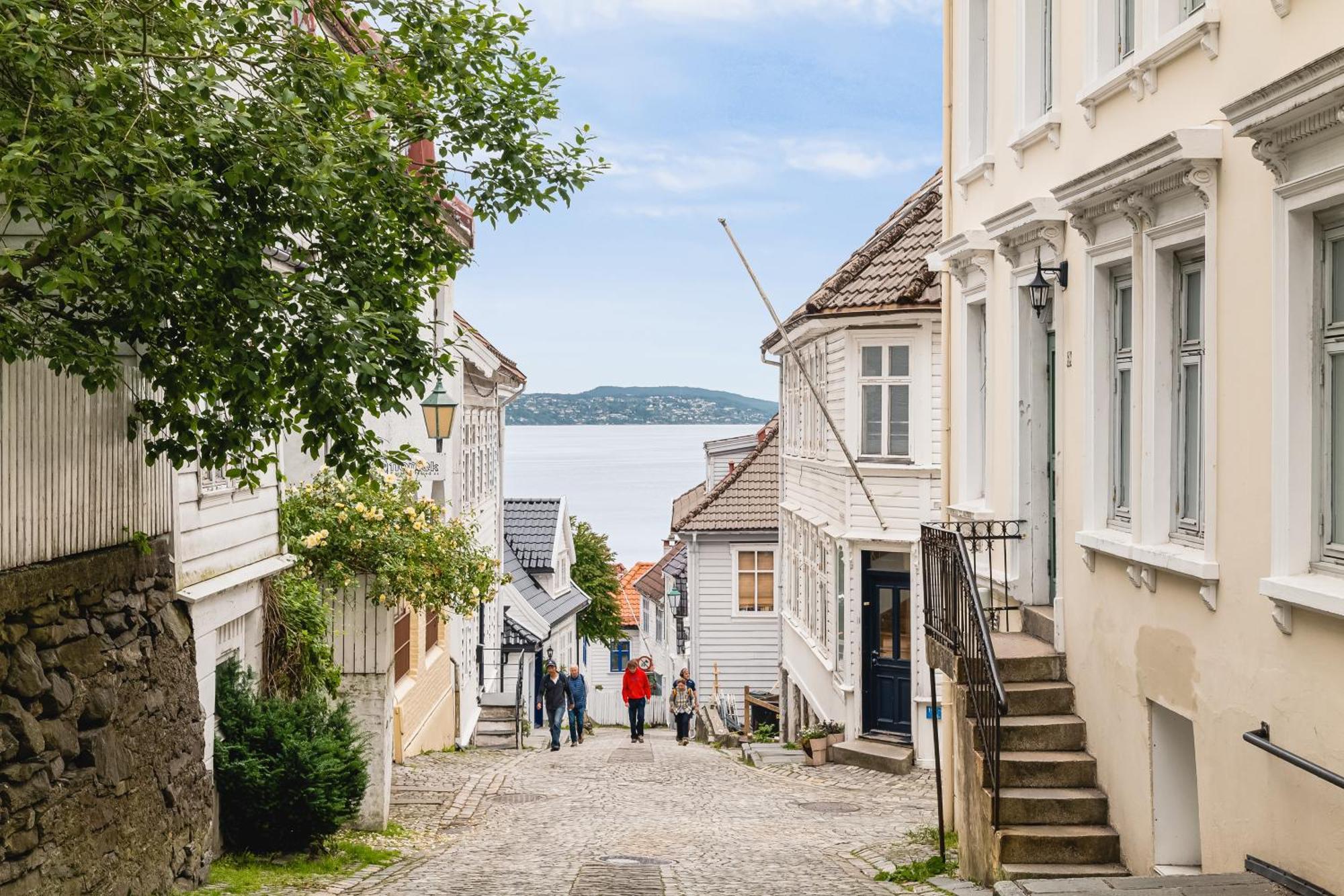Bryggen // Floyen Living Apartment Берген Екстериор снимка